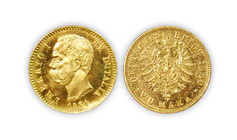 20 Marks GOLD - 1889