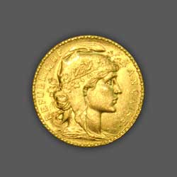 20 Francs GOLD - 1924 front