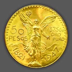 50 Pesos GOLD - 1924 - back